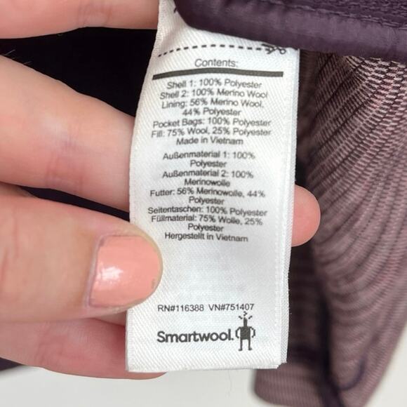 Smartwool Double Propulsion 60 Insulated Pullover QuarterSnap Midlayer Jacket XS - Picture 10 of 13